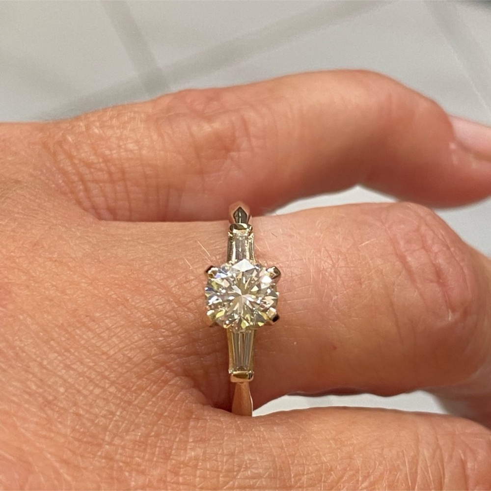 Authentic Mined Diamond Ring - Ladies Size 6.5